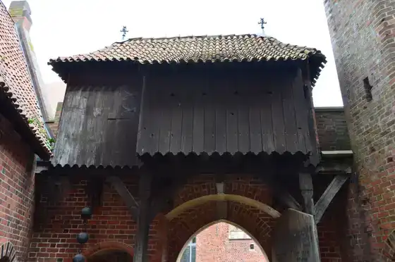 Détail du portail de l’Ordensburg Marienburg (Malbork)